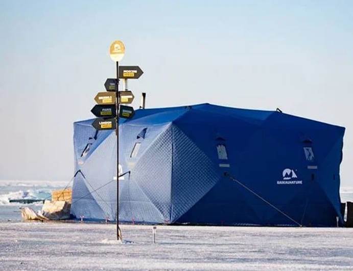 Ваш дом на льду: знакомимся с палаткой Куб EX-PRO Winter 4